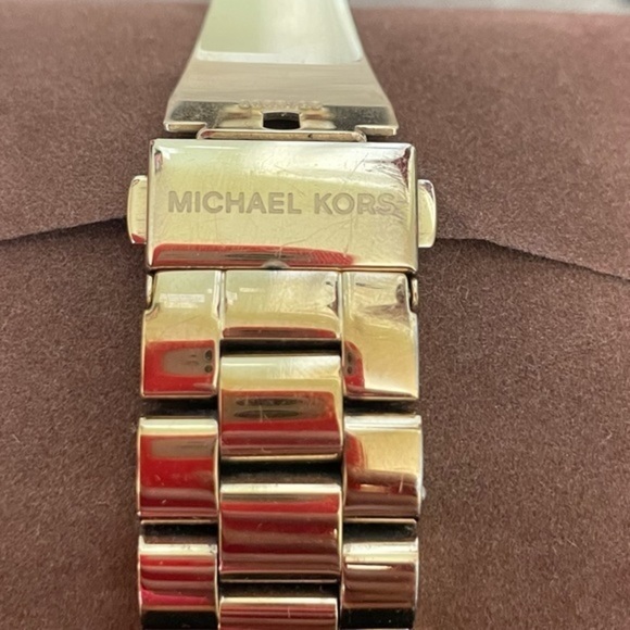 Iridescent Coral and Gold Michael Kors Watch - Picture 7 of 7
